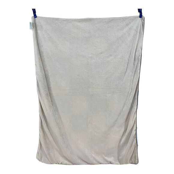 Cocalo Baby Blanket Blue Tan Camo Patchwork Checkerboard Nursery Soft Camouflage - Picture 3 of 6